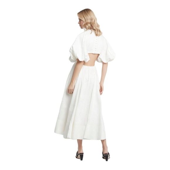 Aje revitalize Cutout Midi Dress Size 4 NWOT - Picture 3 of 11